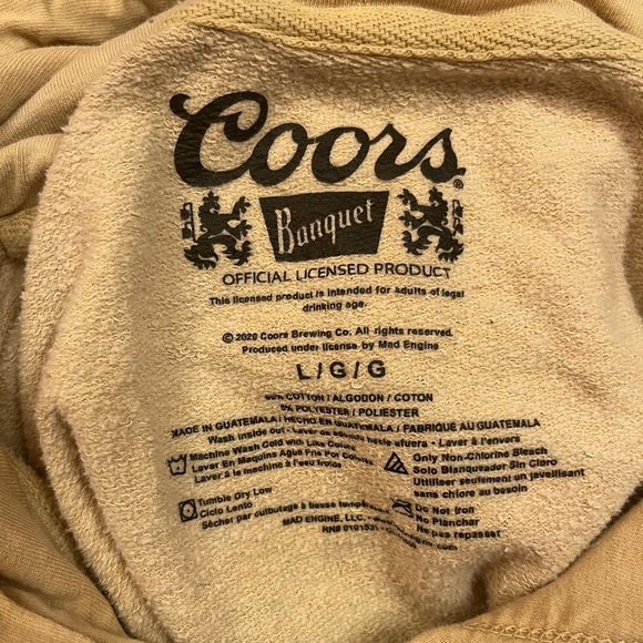 Vintage Urban Outfitters Coors Banquet Hoodie - Picture 6 of 8